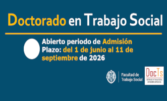 Abierto plazo de solicitud de Admisión al programa de Doctorado Curso 2026-27